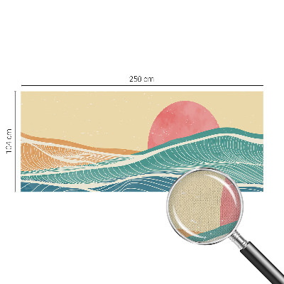 Moderne Fototapete nach Maß Meereswellen