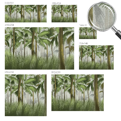 Selbstklebende Fototapete Tropischer Wald