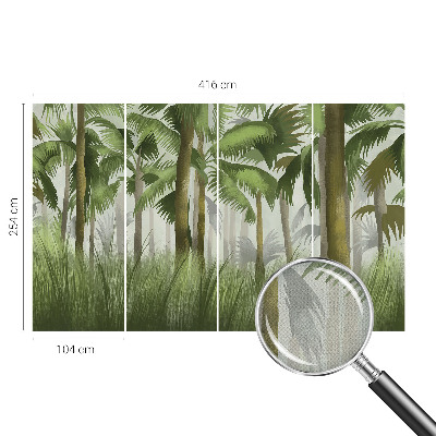 Selbstklebende Fototapete Tropischer Wald