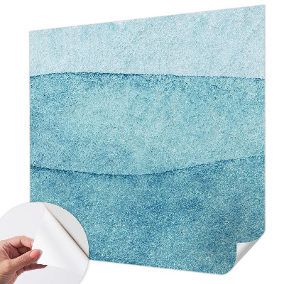 Selbstklebende Fototapete für die Wand Blaue Wellen
