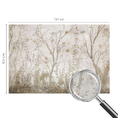 Selbstklebende Fototapete fürs Kinderzimmer Eine Waldecke