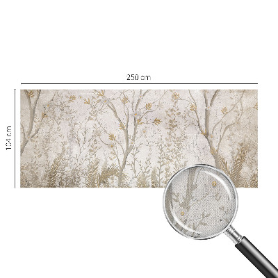 Selbstklebende Fototapete fürs Kinderzimmer Eine Waldecke