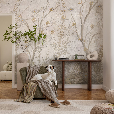 Selbstklebende Fototapete fürs Kinderzimmer Eine Waldecke