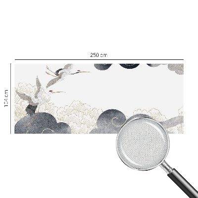 3D-Fototapete Kraniche im Flug