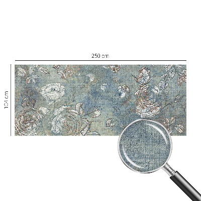 3D-Fototapete fürs Wohnzimmer Romantische Rosen