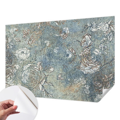 3D-Fototapete fürs Wohnzimmer Romantische Rosen