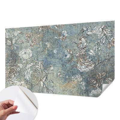 3D-Fototapete fürs Wohnzimmer Romantische Rosen