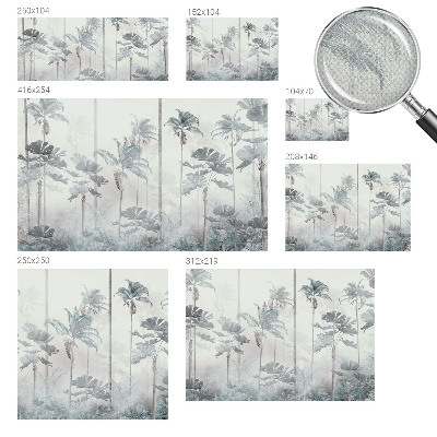 3D-Fototapete fürs Schlafzimmer Tropische Landschaft