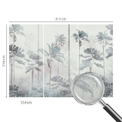 3D-Fototapete fürs Schlafzimmer Tropische Landschaft