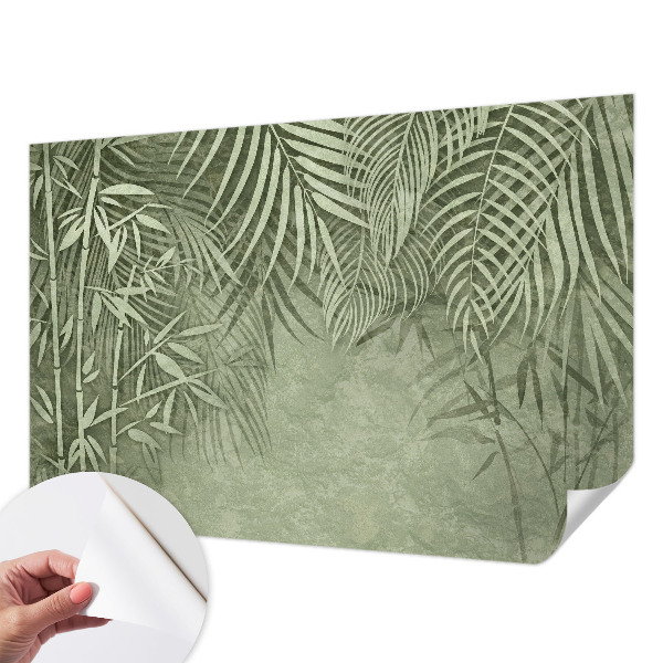 Moderne Fototapete nach Maß Bambusparadies