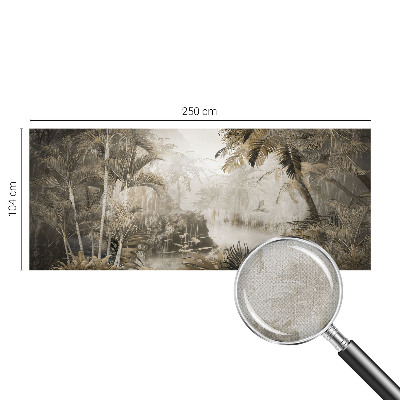 Motivtapete fürs Wohnzimmer Tropischer Wald