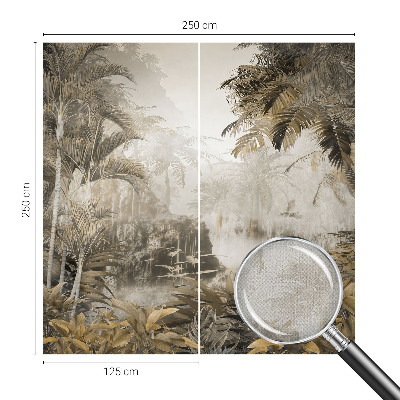 Motivtapete fürs Wohnzimmer Tropischer Wald