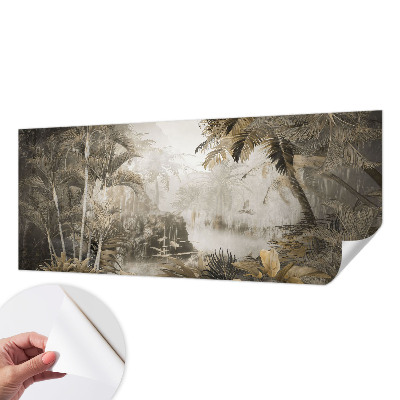 Motivtapete fürs Wohnzimmer Tropischer Wald