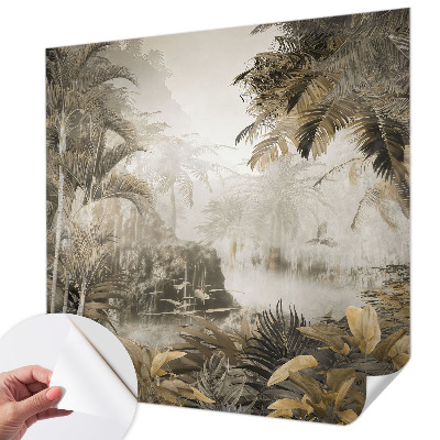 Motivtapete fürs Wohnzimmer Tropischer Wald