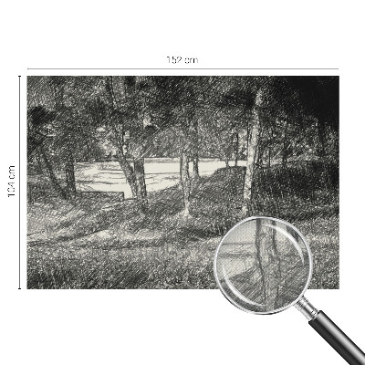 Selbstklebende Fototapete Eine friedliche Landschaft