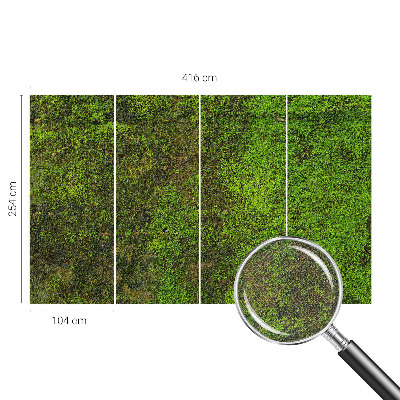 Fototapete in 3D-Optik Grüner Teppich