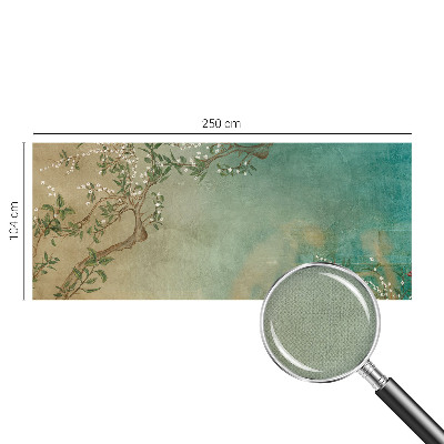 3D-Fototapete fürs Schlafzimmer Florale Harmonie