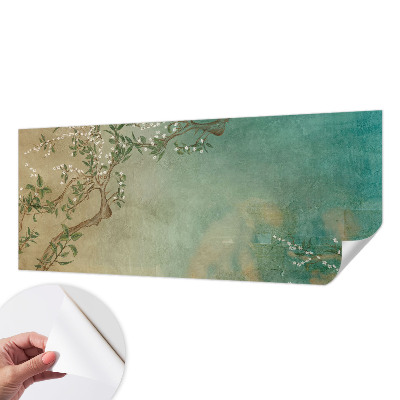 3D-Fototapete fürs Schlafzimmer Florale Harmonie