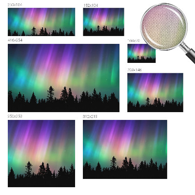 3D-Fototapete fürs Wohnzimmer Magischer Himmel