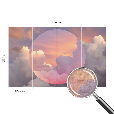 Hochwertige Bildtapete Ätherische Wolken