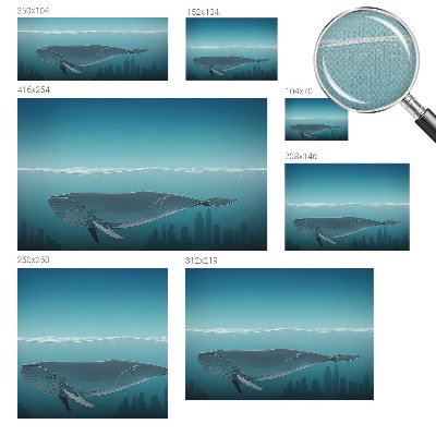 Selbstklebende Fototapete für die Wand Wasserharmonie