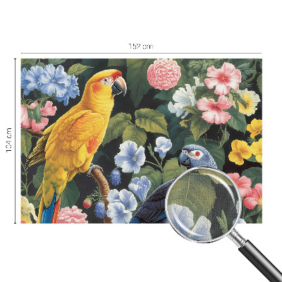 Motivtapete fürs Wohnzimmer Exotische Vögel