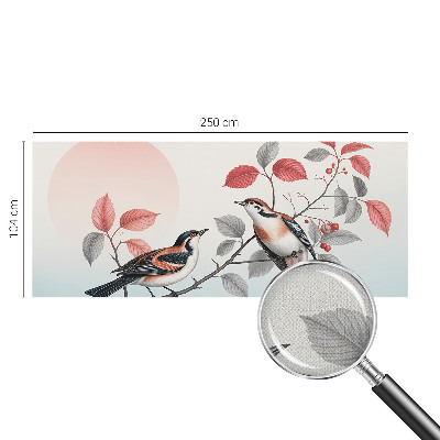 Hochwertige Bildtapete Sitzende Vögel