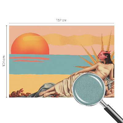 Selbstklebende Fototapete Der Westen des Surrealismus