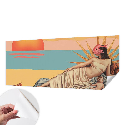 Selbstklebende Fototapete Der Westen des Surrealismus