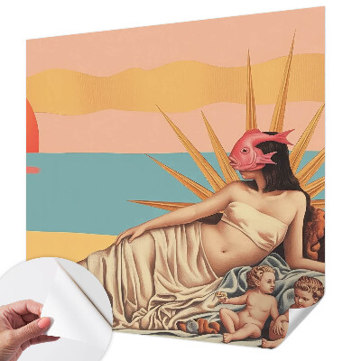 Selbstklebende Fototapete Der Westen des Surrealismus