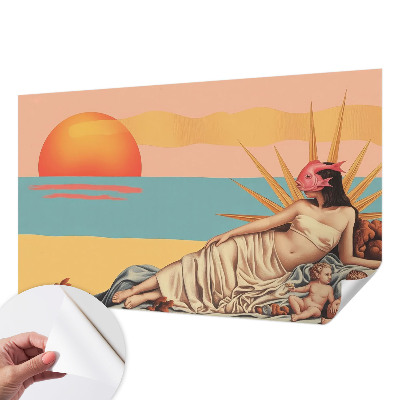 Selbstklebende Fototapete Der Westen des Surrealismus