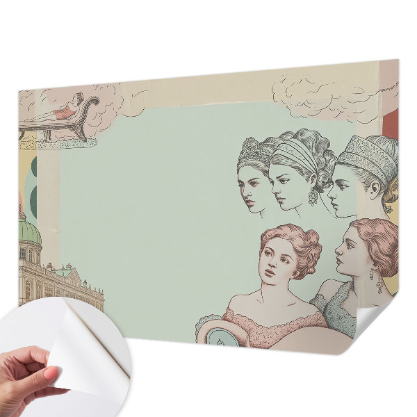 3D-Fototapete Klassische Collage