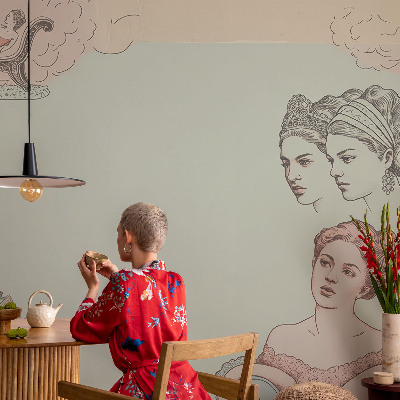 3D-Fototapete Klassische Collage