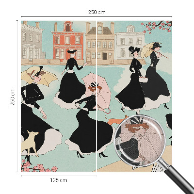 Motivtapete nach Maß Frauen gehen