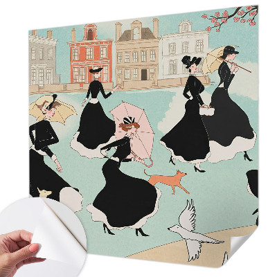 Motivtapete nach Maß Frauen gehen