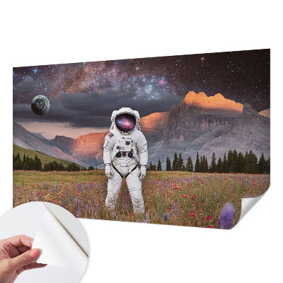 Selbstklebende Fototapete für die Wand Kosmische Landschaft