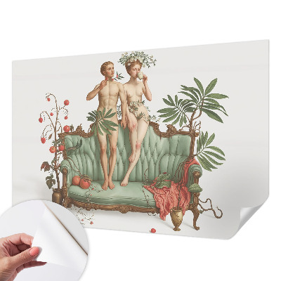 Vintage tapete Geheimnisvolle Eleganz