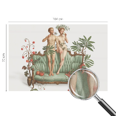 Vintage tapete Geheimnisvolle Eleganz