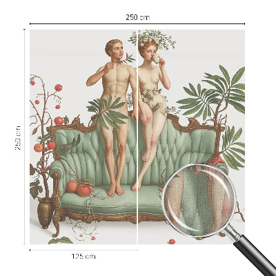 Vintage tapete Geheimnisvolle Eleganz