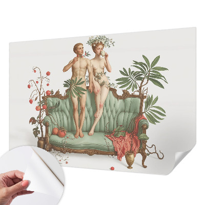 Vintage tapete Geheimnisvolle Eleganz