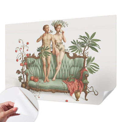 Vintage tapete Geheimnisvolle Eleganz