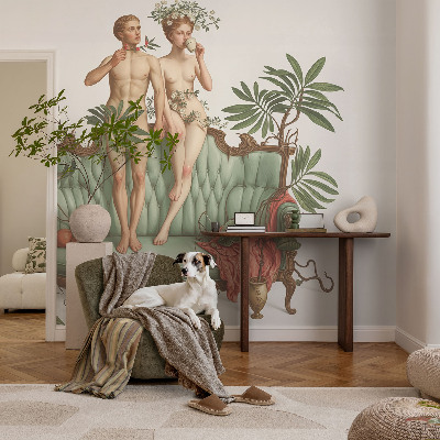 Vintage tapete Geheimnisvolle Eleganz