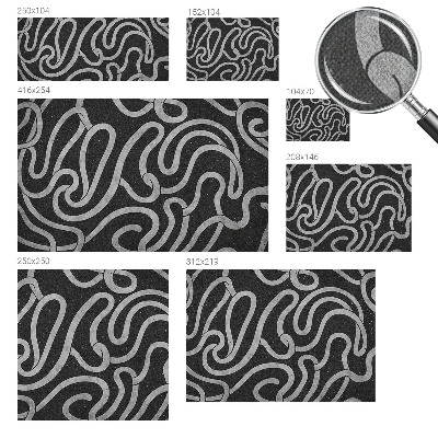 3D-Fototapete fürs Wohnzimmer Verdrehte Formen