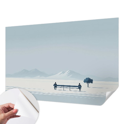 Motivtapete fürs Wohnzimmer Minimalistische Landschaft