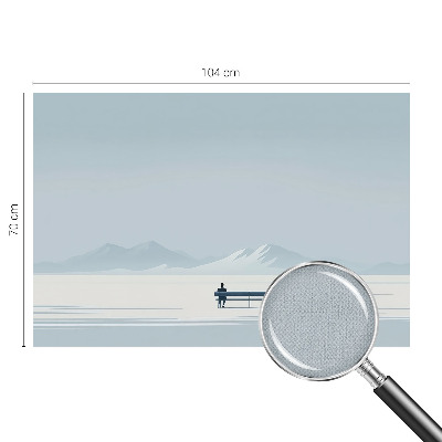 Motivtapete fürs Wohnzimmer Minimalistische Landschaft