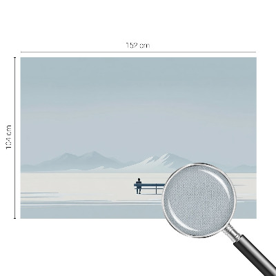 Motivtapete fürs Wohnzimmer Minimalistische Landschaft