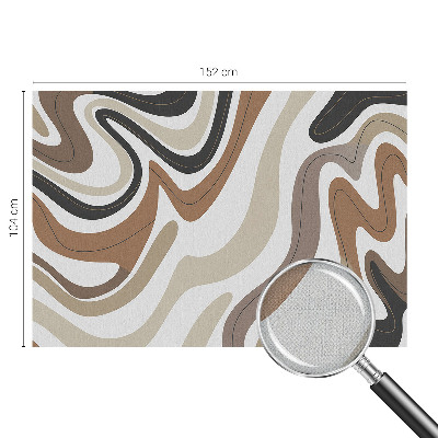 Selbstklebende Fototapete für die Wand Harmonische Wellen