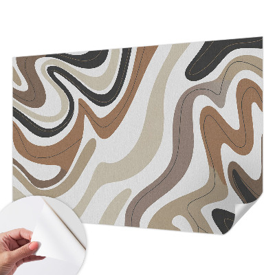 Selbstklebende Fototapete für die Wand Harmonische Wellen