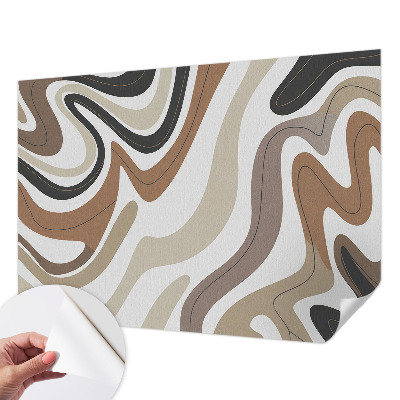 Selbstklebende Fototapete für die Wand Harmonische Wellen