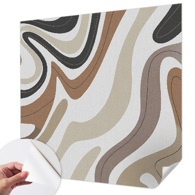 Selbstklebende Fototapete für die Wand Harmonische Wellen